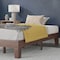 Flash Furniture Walnut Twin Size Solid Wood Platform Bed YKC-1090-T-WAL-GG - alternate 2